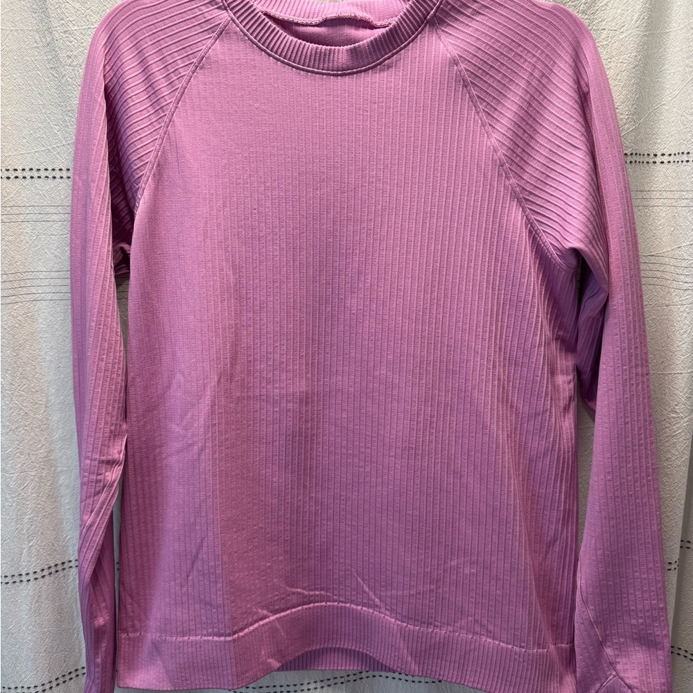 Lululemon restless pull over. Women’s Long-Sleeve Ribbed Pullover Sweater - Pink